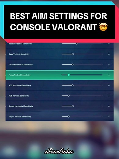 Best Controller Aim Settings for Console Valorant