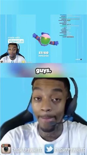 Flight on Fall guys #funny #flight #streamer #high #gaming