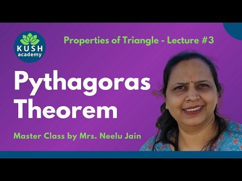 Pythagoras Theorem | Class 7 Maths | Properties of Triangles | NCERT Explanation #cbse #icse