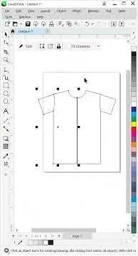 How to make T SHIRT design in coreldraw#short
