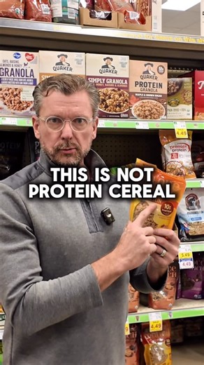Ken D Berry, MD | They call this a protein cereal, but the nutrition label tells a different story. Each serving has more carbs and added sugar than... | Instagram