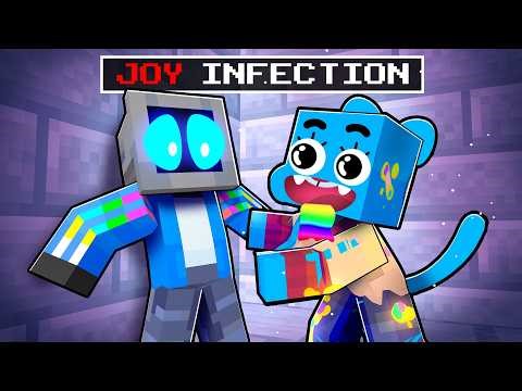 TeeVee Survives the JOY INFECTION in Minecraft!