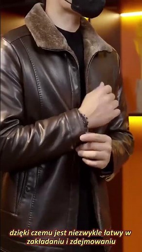 🔥【Gorąca wyprzedaż】🔥【M-3XL】🖤2025 Męska zimowa kurtka z miękkiej, grubej owczej skóry, casualowa