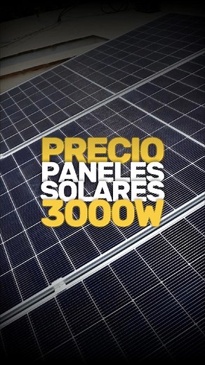 Panel Solar de 3000W Precio #panelessolares #energia #peru #parati #energiasolar #precio #fyp #panelsolar | Panel Solar Perú