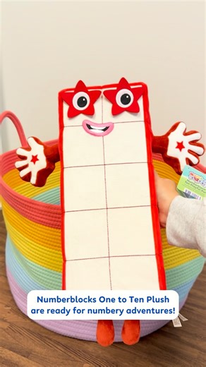 3K views · 14 reactions | Bring home the number fun of Numberblocks! Numberblocks One to Ten Plush are perfectly sized to accompany kiddos on lots of numbery adventures! These adorable plush are made with a soft, cuddly fabric for maximum huggability. For some added musical fun, count and sing along with Numberblocks Five and Eight plush who each have 12 songs and sounds! Click the link to collect all the plush! bit.ly/amznnumberblocks | Hand2mind | Facebook