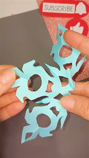Paper Craft Ideas DIY ✨️ ❄️ Tutorial videos How to Make ornaments #diy #shorts #love
