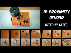 Make ir sensor project | ir Proximity Sensor circuit | ir circuit | ir sensor circuit using LM358