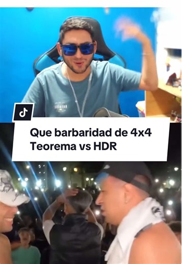 Teorema vs HDR Final DEM una locura de 4x4 🔥 #fms #fmswolrdseries #free #freestyle #reacion