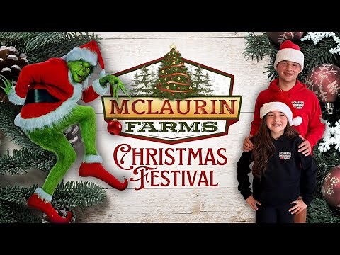 McLaurin Farms Christmas Festival 2025 🎅 Lights, Santa & Family Fun!