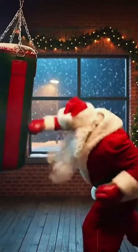 Santa Goes Full Boxing Mode 🥊🎅
