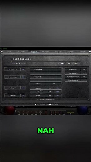 Level Up Your Warlock: Intense Combat, Skill Tree & Stat Builds #shorts