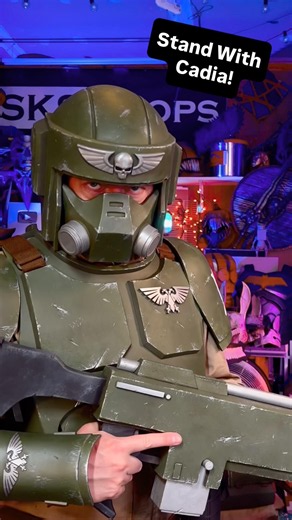 40K Cadian Cosplay Test Fit #warhammer40k #cosplay #costume