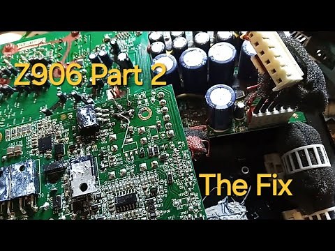 Logitech Subwoofer Z906 Power Supply repair part 2