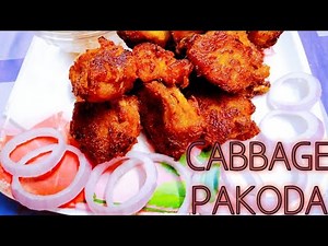 Cabbage Pakoda | Crispy Cabbage bites Fried Cabbage Recipe by Twin's Mom Piyu