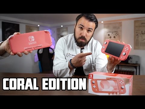 Die NEUE Nintendo Switch Lite Koralle Edition | Unboxing