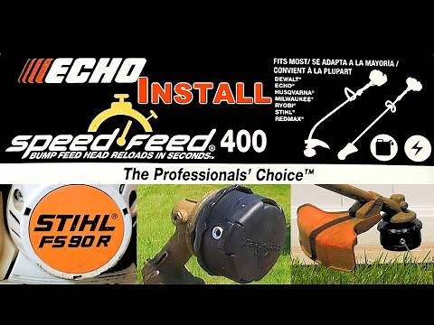 Echo Speed Feed 400 Installation on Stihl FS 90R