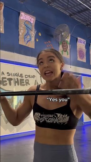 Nothing like being under heavy weights 😅 #BIGBecca #BLITZtheBESTBoy #GymComedy
