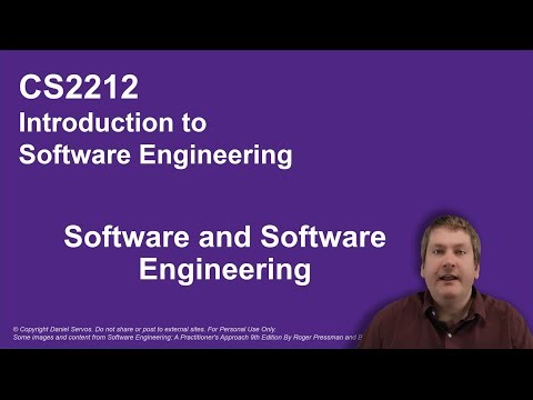 CS2212: Software and Software Engineering