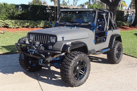 No Reserve: Modified 1990 Jeep Wrangler 5-Speed