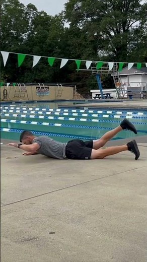 Backstroke Body Position Exercise // Alternating Superman