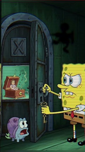 “What’s Behind the Locked Door in SpongeBob’s House?”#SpongeBobMystery#LostDoor#CreepySpongeBob