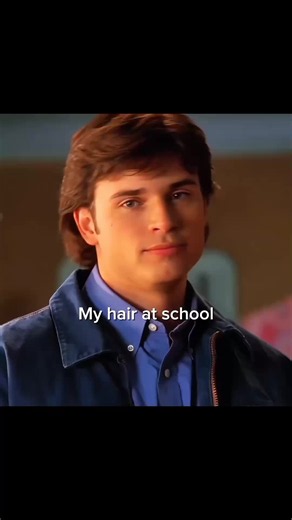 Smallville Clark Kent hair transformation — Tom Welling clip