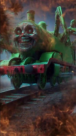 Chilling Choo Choo👻Ding Dong Horror Thomas🚂#keretaapi #thomas #thomasexe #dingdong 🔔#subscribe 👍