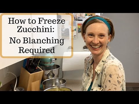 How to Freeze Zucchini - No Blanching Required!