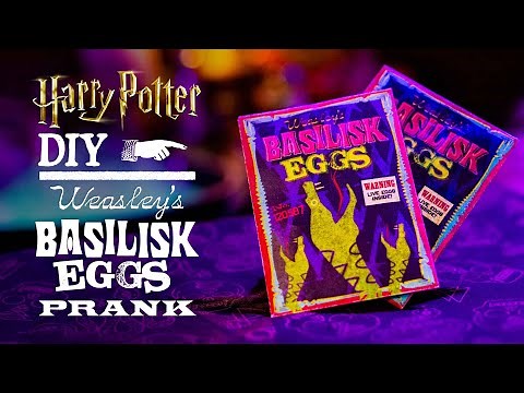 Weasleys' Basilisk Eggs Prank 🐍 Harry Potter DIY ✨