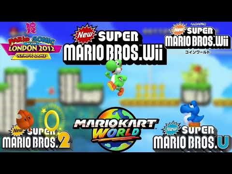 (Music Mixing) New Super Mario Bros. Wii - Beach Mashup