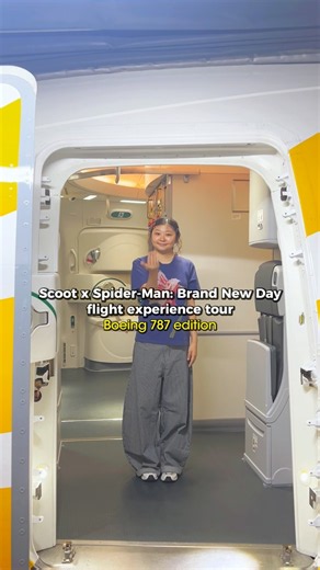 Scoot x Spider-Man: Brand New Day flight experience on the B787!
