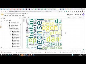 Menampilkan Data dalam bentuk WordCloud