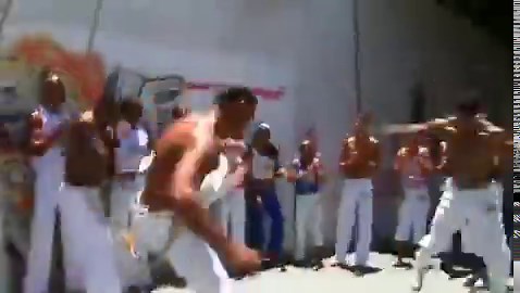Capoeira is a Brazilian martial art that combines elements of dance, acrobatics, and music. It was practiced by enslaved Africans in Brazil at the beginning of the 16th century. Capoeira originated within as a product of the Angolan tradition of "Engolo" but became applied as a method of survival that was known to slaves. It was a tool with which an escaped slave, completely unequipped, could survive in the hostile, unknown land and face the hunt of the capitães-do-mato, the armed and mounted co