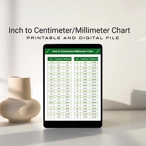 Inch to Metric Conversion Chart: Machinist/engineer Reference (PDF Download) - Etsy Canada