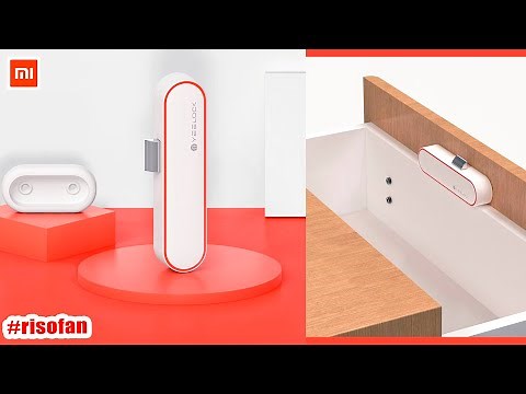 Xiaomi YEELOCK Smart Drawer Cabinet Lock Keyless Bluetooth APP Unlock Anti Theft Child.