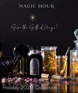 Give the gift of magic to your family & friends this holiday season with 3 of our new, eco-friendly packaged gift sets! Best Sellers of Magic Hour Box: Bohemian Breakfast Lucid Dreams Ruby Moon - 1 Each in our Elegant Violet Glass Apothecary Jars. Dream Magic Box: Child's Pose Lucid Dreams Bliss Sacred Tulsi - 1 Each in our Violet Glass Apothecary Jars. Slim & Celebrate Box: Bohemian Breakfast Citrine Cleanse - 1 Each in our Violet Glass Apothecary Jars 1 Ounce Traveler Jar of Organic Ceremonial