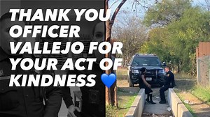9.1K views · 442 reactions | Officer Spotlight: Last month, #SAPD Officer Vallejo encountered a young man during a call. The touching moment was captured by a fellow officer and soon went viral. #actofkindness | San Antonio Police Department | Facebook