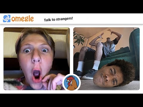 Falling Head JUMPSCARE PRANK on Omegle
