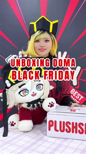 Unboxing Doma from Black Friday sale! #doma #kny #blackfriday #plushshop #anime