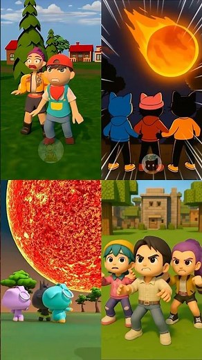 Help Jinu Save His Family and Friends METEORITE ATTACK (Kpop Demon Hunters) #jinu#animation #roblox