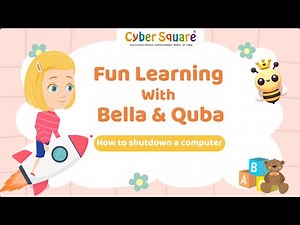 How to Shut Down a Computer | Fun Learning with Bella & Quba!