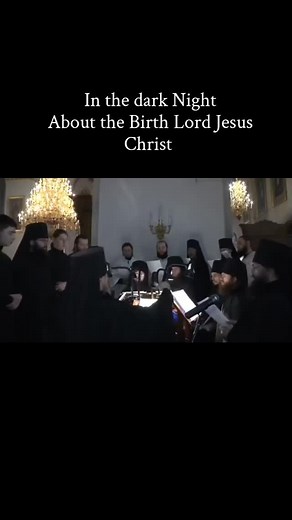 the team Orthodox ☦️❤️ on Instagram: "Ce chant est un chant de Noël orthodoxe ukrainien . Il est notamment interprété par les moines du monastère de la Laure de Sviatohirsk. La « nuit obscure » fait référence à la nuit de la naissance de Jésus à Bethléem. #orthodox #orthodoxchurch #orthodoxy #jesuschrist #christmastime"