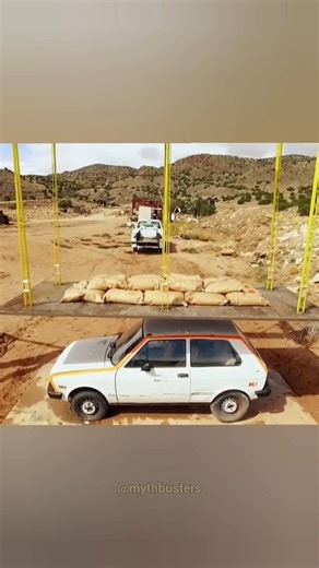 Can an Explosion Between Steel Plates Flatten a Car? | Full-Scale Test
