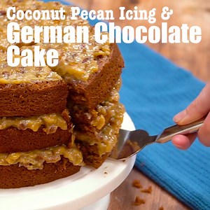172K views · 234 reactions | This classic cake is irresistible! *Coconut Pecan Icing & German Chocolate Cake* Full recipe here: https://www.melissassouthernstylekitchen.com/coconut-pecan-icing-and-german-chocolate-cake/ | Recipe Central | Facebook
