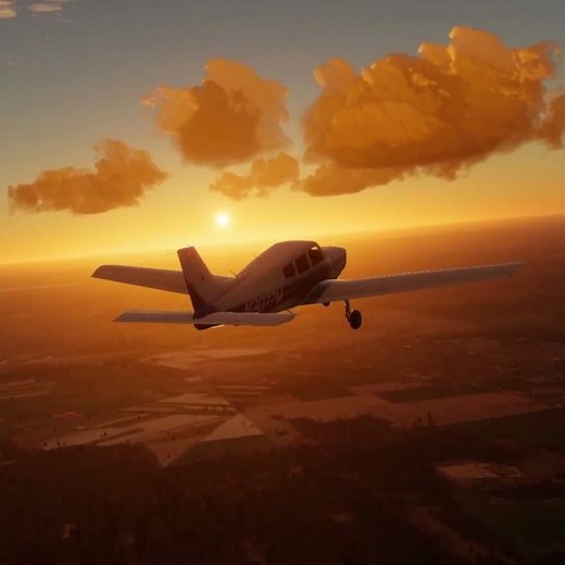 🌅 This Sunrise Looks UNREAL - FlightGear HDR ⭐