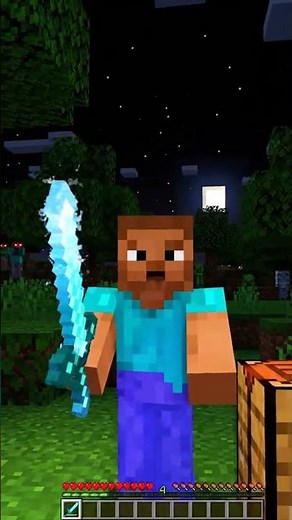 how to craft minecrafts strongest weapon 💎⚔️