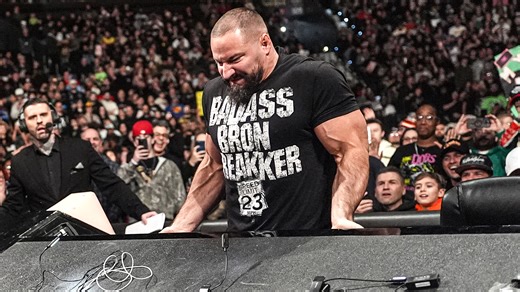 Bron Breakker unleashes destruction during the opening moments of Raw. #WWERaw | WWE