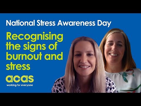 Recognising the signs of burnout and stress at work