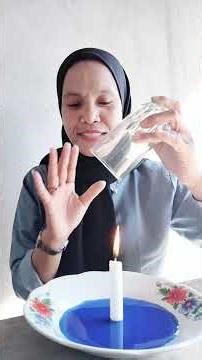 Eksperimen Sains Lilin Penghisap Air #eksperimensains