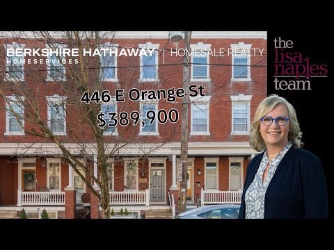 🏡 Take a Tour of 446 E Orange St. in Lancaster City!